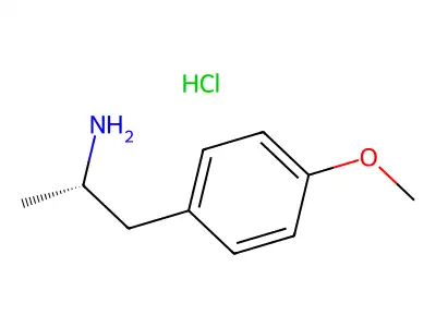 4-Methoxyamfetamine hydrochloride structure