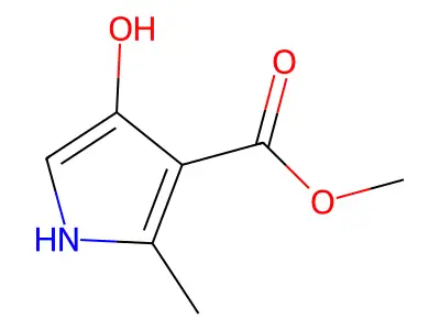 methyl 4-hydroxy-2-methyl-1H-pyrrole-3-carboxylate structure