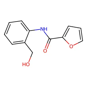 N-[2-(羟甲基)苯基]呋喃-2-甲酰胺 structure