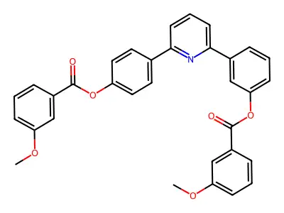 3-(6-{4-[(3-Methoxybenzoyl)oxy]phenyl}-2-pyridinyl)phenyl 3-methoxybenzoate structure