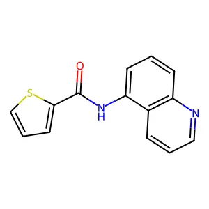 N-(喹啉-5-基)噻吩-2-甲酰胺 structure