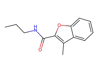 3-Methyl-N-propyl-1-benzofuran-2-carboxamide structure