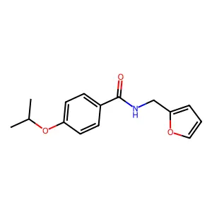 N-(呋喃-2-基甲基)-4-异丙氧基苯甲酰胺 structure
