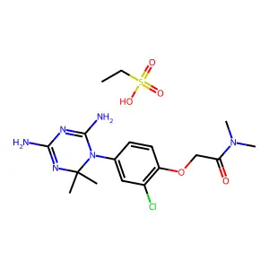 N-Cyclohexyl-N~3~,N~3~-diethyl-N-(2,4,6-trimethylphenyl)-beta-alaninamide structure
