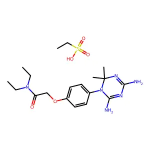 Ethanethiol, 2-((4-(p-bromophenyl)butyl)amino)-, hydrogen sulfate (ester) structure