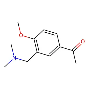 1-(3-((Dimethylamino)methyl)-4-methoxyphenyl)ethanone structure