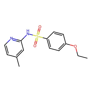 4-ethoxy-N-(4-methylpyridin-2-yl)benzenesulfonamide structure