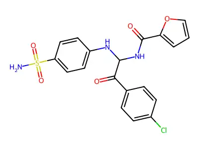 C19H16ClN3O5S structure