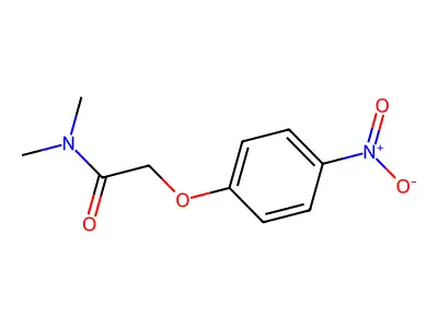 Acetamide, N,N-dimethyl-2-(4-nitrophenoxy)- structure