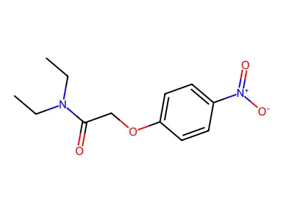 N,N-diethyl-2-(4-nitrophenoxy)acetamide structure