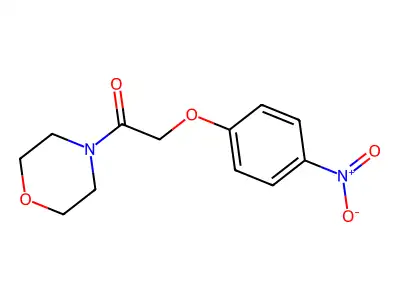 4-[(4-Nitrophenoxy)acetyl]morpholine structure
