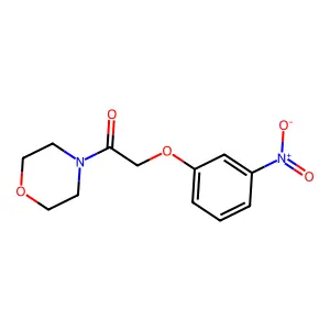 4-[(3-Nitrophenoxy)acetyl]morpholine structure