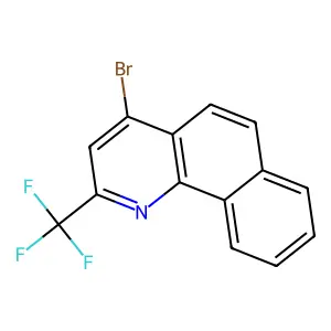 4-Bromo-2-trifluoromethylbenzo(h)quinoline structure