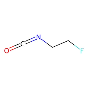 1-Fluoro-2-isocyanatoethane structure