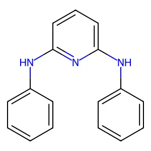 N,N'-diphenylpyridine-2,6-diamine structure