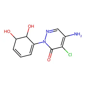 Chloridazondihydrodiol structure