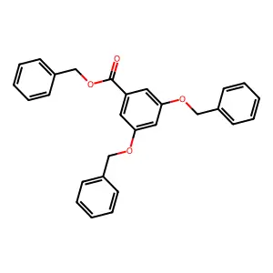 3,5-Dibenzyloxybenzoic acid, benzyl ester structure