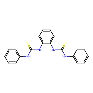 1,2-Bis(3-phenylthioureido)benzene structure