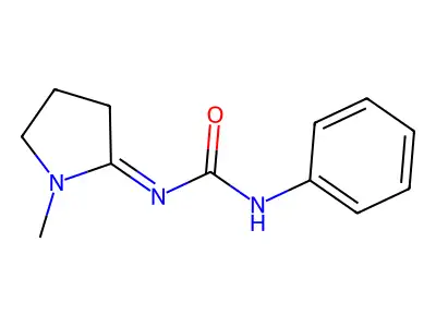 1-(1-Methylpyrrolidin-2-ylidene)-3-phenylurea structure