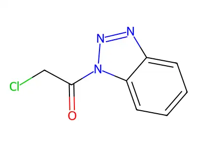 1-(1H-benzo[d][1,2,3]triazol-1-yl)-2-chloroethanone structure