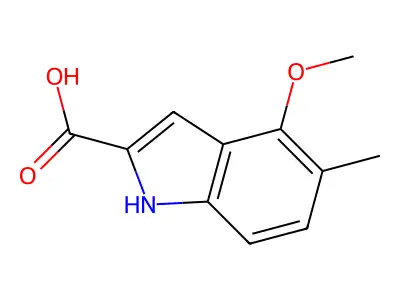 4-methoxy-5-methyl-1H-indole-2-carboxylic Acid structure