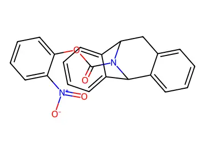 dl-12-(o-Nitrophenoxycarbonyl)-10,11-dihydro-5,10-imino-(5H)-dibenzo(a,d)cycloheptene structure