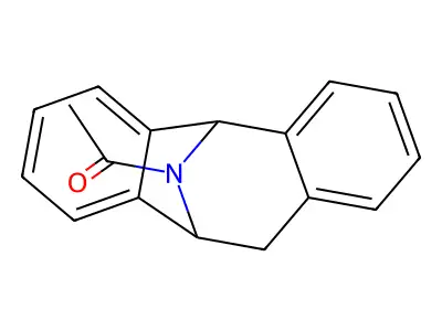 5H-Dibenzo(a,d)cyclohepten-5,10-imine, 10,11-dihydro-12-acetyl-, (+-)- structure