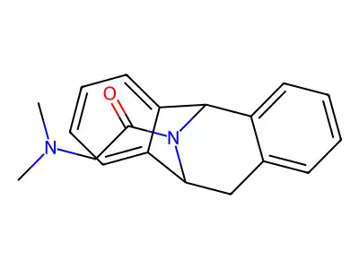 dl-12-Dimethylaminoacetyl-10,11-dihydro-5,10-imino-(5H)-dibenzo(a,d)cycloheptene structure