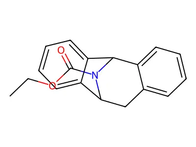 Ethyl (+-)-10,11-dihydro-5H-dibenzo(a,d)cyclohepten-5,10-imine-12-carboxylate structure