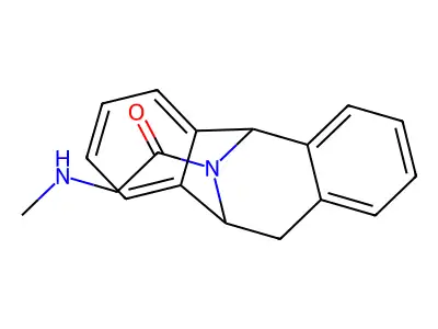 dl-12-(Methylaminoacetyl)-10,11-dihydro-5,10-imino-(5H)-dibenzo(a,d)cycloheptene structure