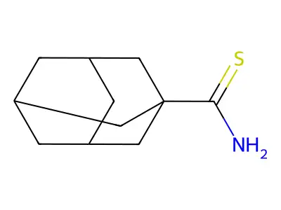 Adamantane-1-carbothioamide structure