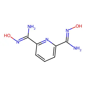N2,N6-二羟基吡啶-2,6-二甲脒 structure
