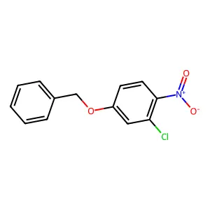 4-(Benzyloxy)-2-chloro-1-nitrobenzene structure