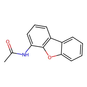 4-Acetamidodibenzofuran structure