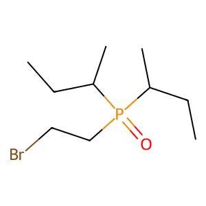 (2-溴乙基)(二丁烷-2-基)膦氧化物 structure