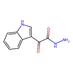 吲哚-3-乙醛酸酰肼 structure