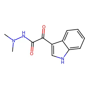 吲哚-3-乙醛酸二甲酰肼 structure