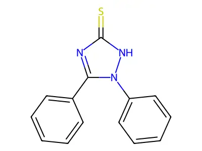 1,2-Dihydro-1,5-diphenyl-3H-1,2,4-triazole-3-thione structure