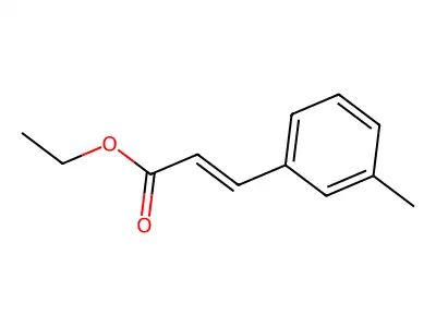 2-Propenoic acid, 3-(3-methylphenyl)-, ethyl ester structure