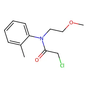 2-chloro-N-(2-methoxyethyl)-N-(2-methylphenyl)acetamide structure