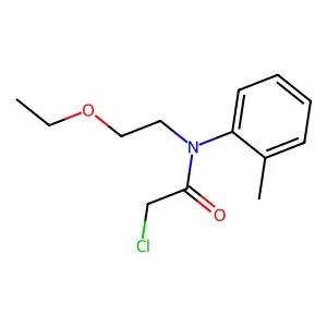 2-Chloro-N-(2-ethoxyethyl)-N-(2-methylphenyl)acetamide structure