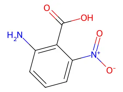 2-氨基-6-硝基苯甲酸 structure