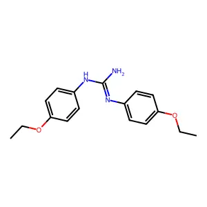 Guanidine, N,N'-bis(4-ethoxyphenyl)- structure