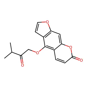 Isooxypeucedanin structure