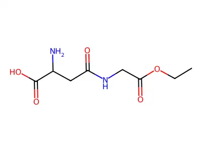 Ethyl beta-aspartylglycinate structure