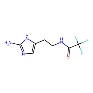 N-[2-(2-amino-1H-imidazol-5-yl)ethyl]-2,2,2-trifluoroacetamide structure