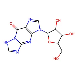 3-[3,4-dihydroxy-5-(hydroxymethyl)oxolan-2-yl]-7H-[1,2,4]triazolo[1,5-a]purin-9-one structure