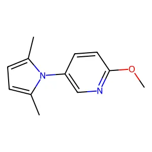 5-(2,5-dimethyl-1H-pyrrol-1-yl)-2-methoxypyridine structure