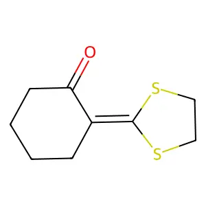 2-(1,3-二硫杂环戊-2-亚基)环己酮 structure