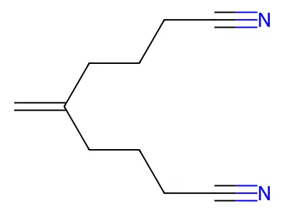 5-Methylenenonanedinitrile structure